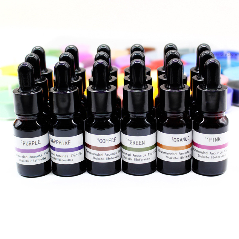 Candle Dye Chip - Corante Líquido para Velas 10ml, Pigmento