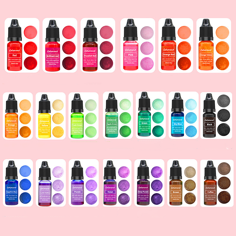 Candle Dye Chip - 20 cores vela tintas pigmento aromaterapia