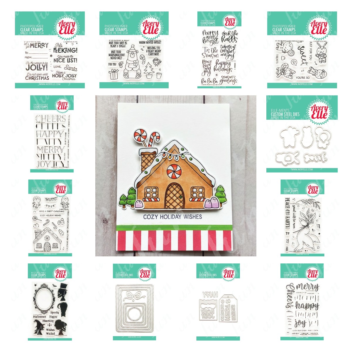 Candle Making Guide - Natal Gingerbread Selos e morre, corte