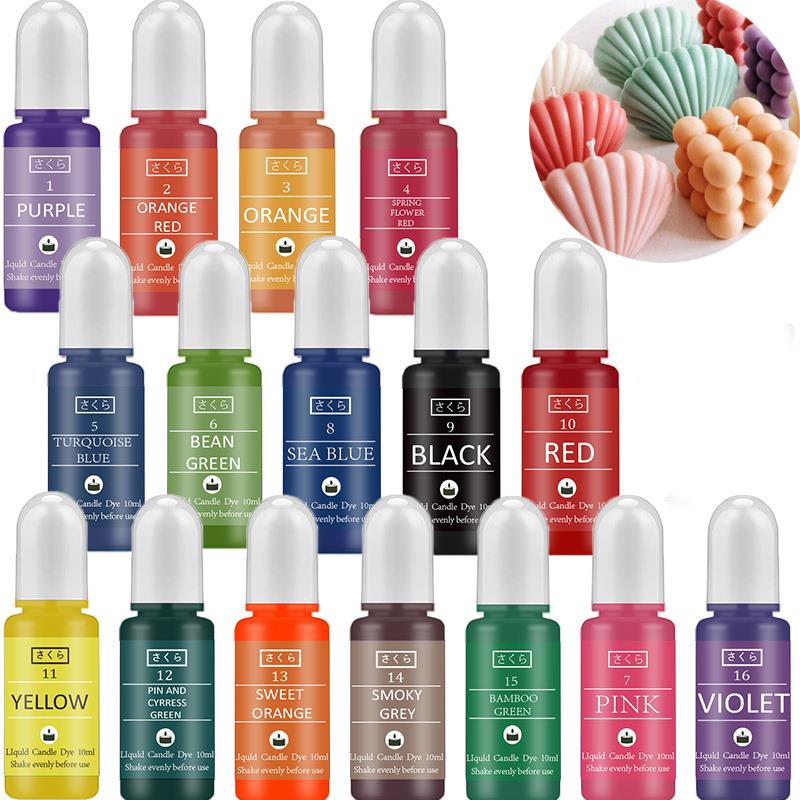 10ml/garrafa vela cera pigment - Candle Dye Chip avaliação e preço