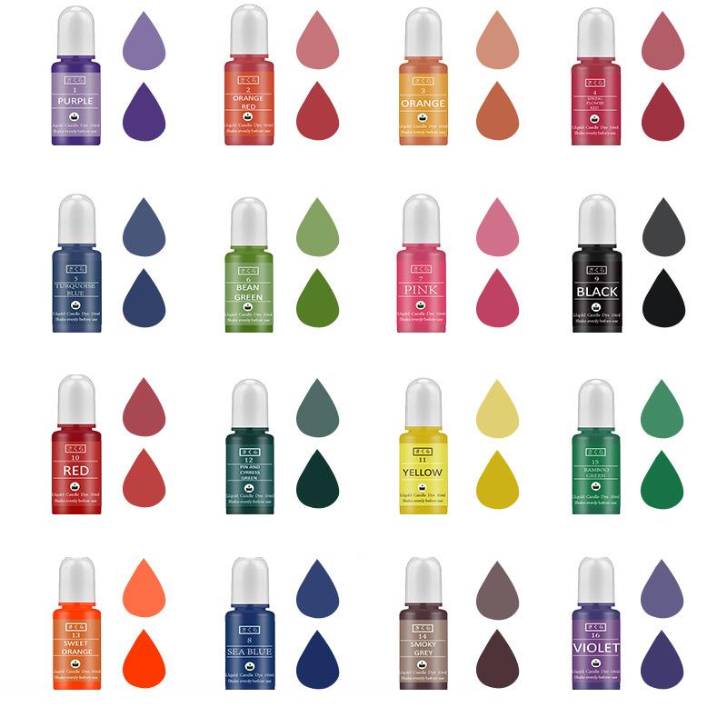 10ml/garrafa vela cera pigment - Candle Dye Chip avaliação e preço