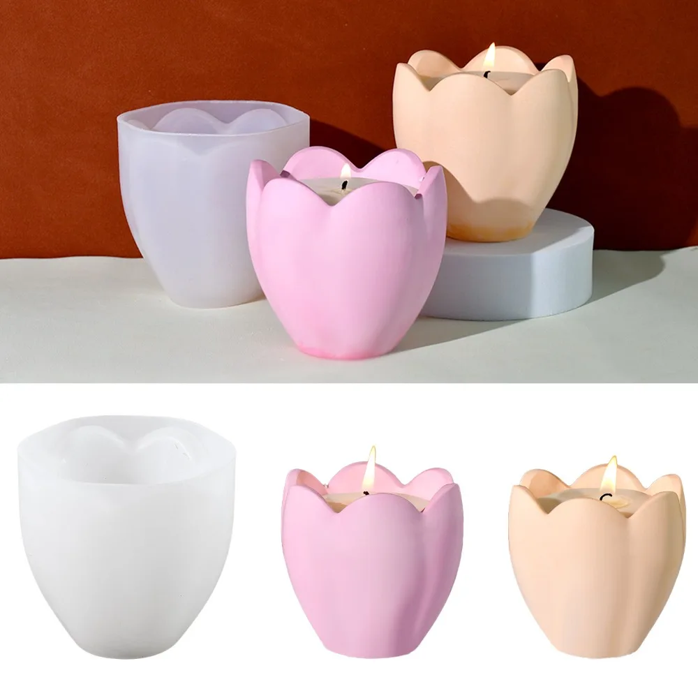 Suporte de vela de tulipa, mol - Candle Making Products avaliação e preço