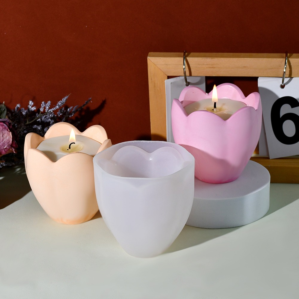Suporte de vela de tulipa, mol - Candle Making Products avaliação e preço