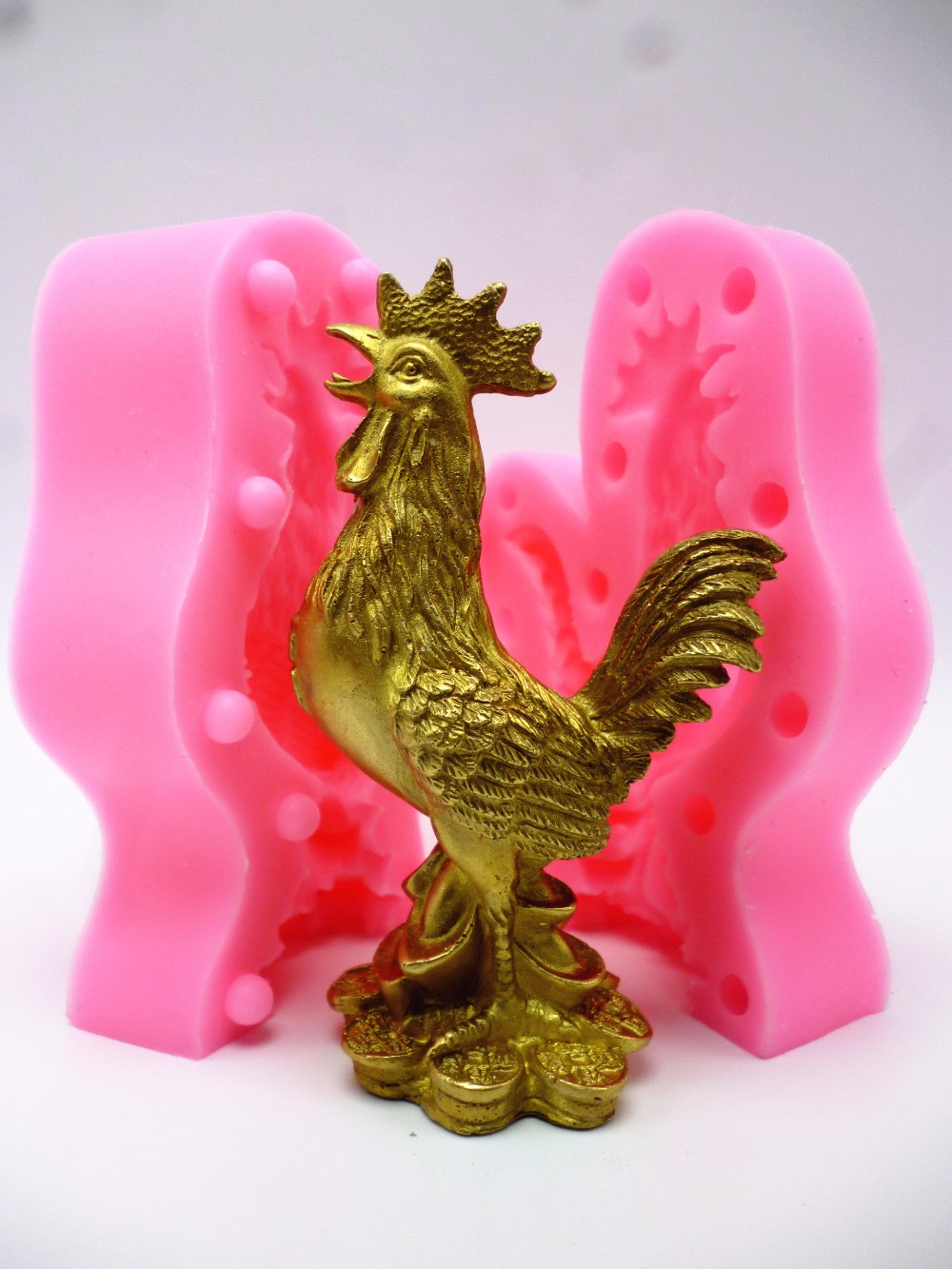 Molde de silicone grande galo  - Candle Making Products avaliação e preço