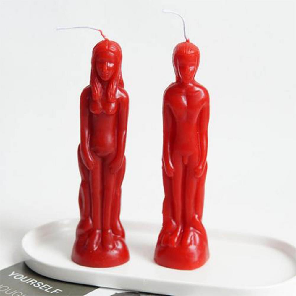 Diy molde de vela humanóide mo - Candle Making Products avaliação e preço