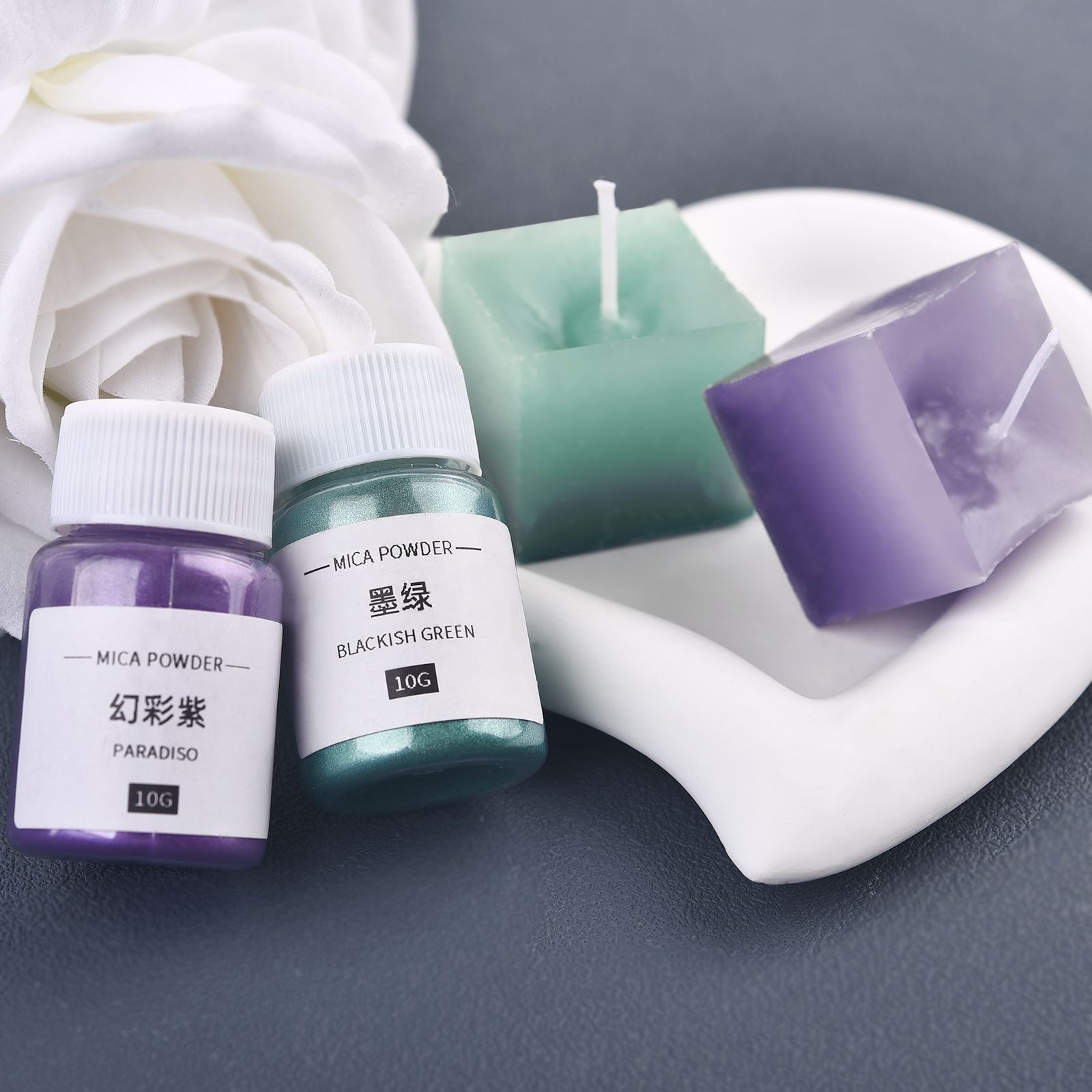 Vela perolado mica em pó, vela - Candle Dye Chip avaliação e preço