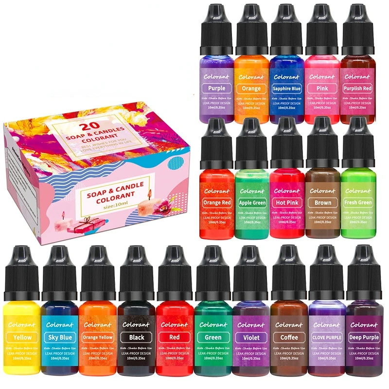 20 cores alta concentração art - Candle Dye Chip avaliação e preço