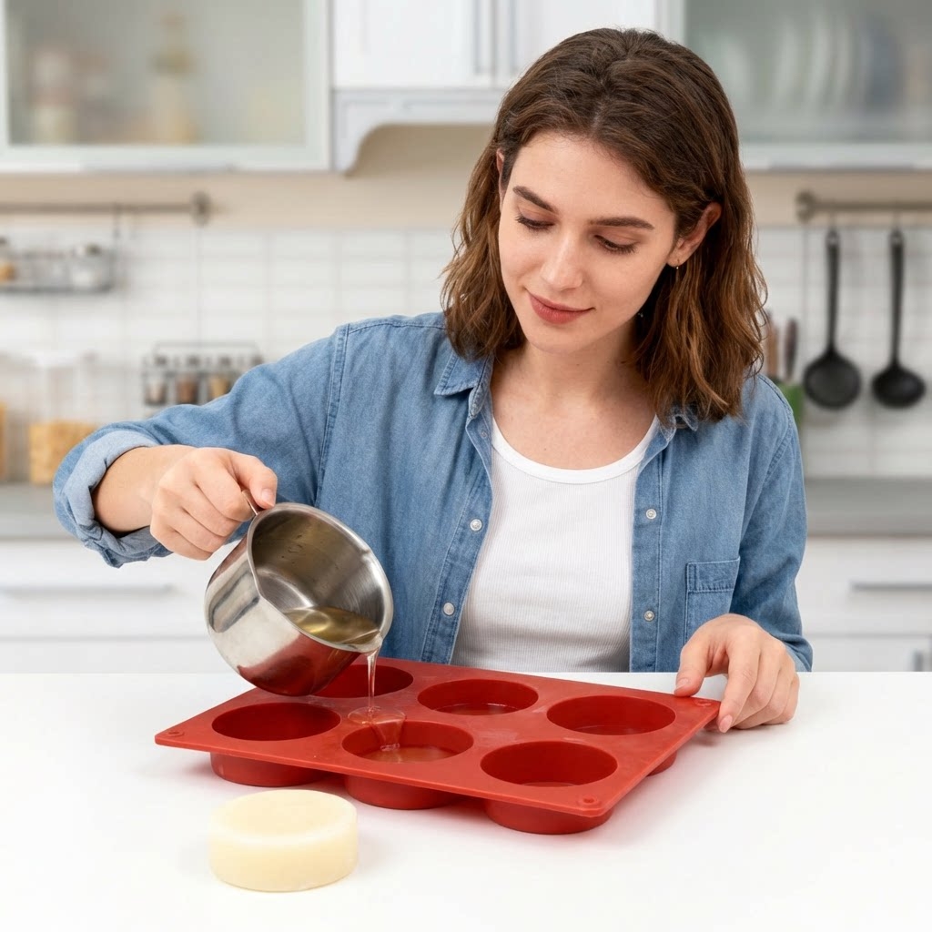 Molde de Silicone Redondo para - Candle Making Products avaliação e preço